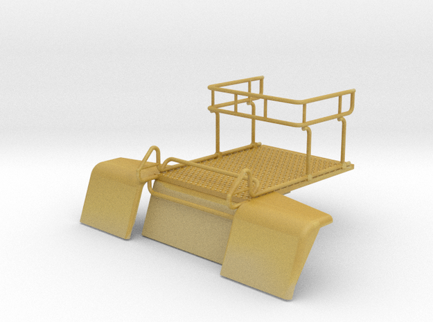 Snowcat Track Machine Flat Bed 1-87 HO Scale in Tan Fine Detail Plastic