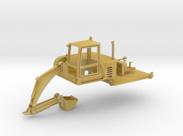 Snowcat Track Machine Excavator 1-87 HO Scale in Tan Fine Detail Plastic
