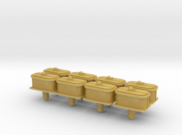 "O" SCALE!  8PK PRR Air Valve for Switch Machines in Tan Fine Detail Plastic