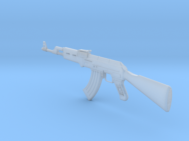 AK 47 assault rifle in Tan Fine Detail Plastic