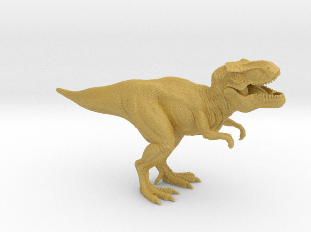 Tyrannosaurus in Tan Fine Detail Plastic