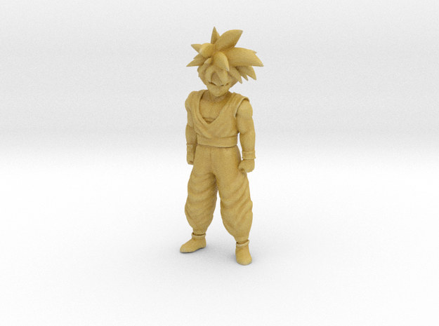 Son Goku dragon ball 35mm in Tan Fine Detail Plastic