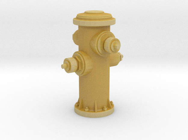 Fire Hydrant in Tan Fine Detail Plastic