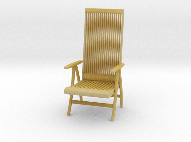 Chair 2018 model 2 in Tan Fine Detail Plastic