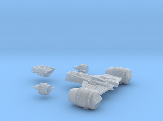 SWTOR inspired Republic Gunship 1/270 in Clear Ultra Fine Detail Plastic