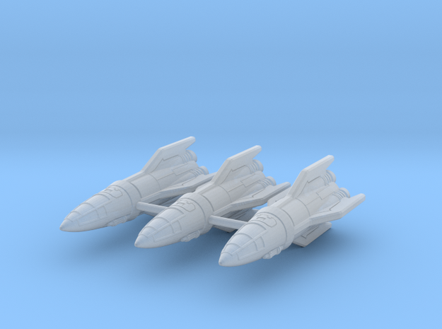 IPF Kestrel Fighter Rocket Wing in Clear Ultra Fine Detail Plastic