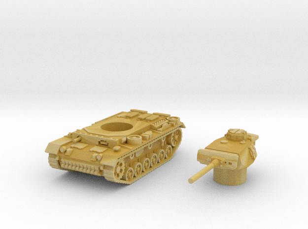 Panzer III L (Germany) 1/144 in Tan Fine Detail Plastic