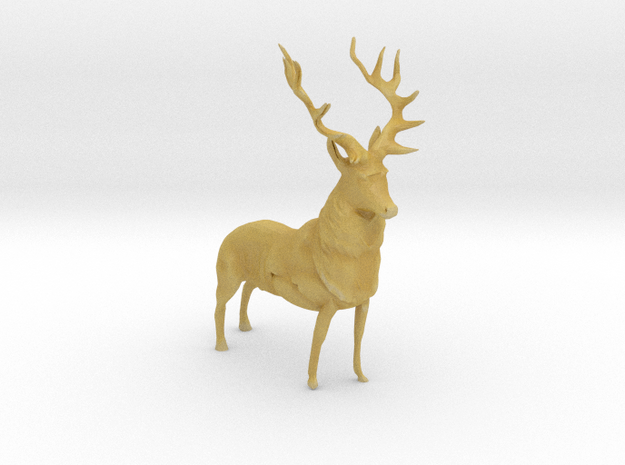 HO Scale Elk in Tan Fine Detail Plastic
