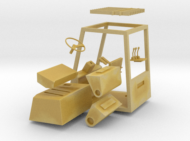 56a to 56j-YALE forklift in Tan Fine Detail Plastic
