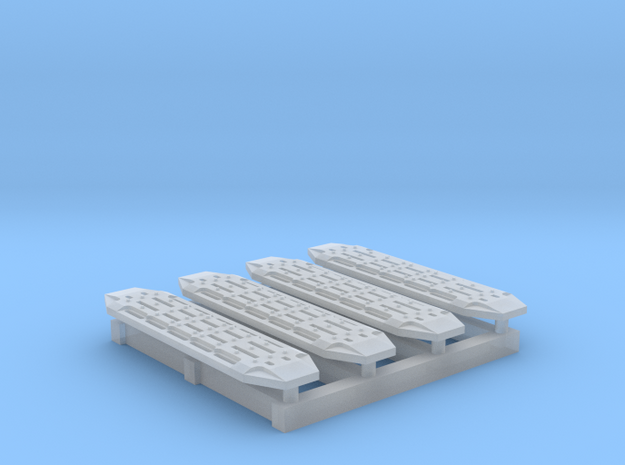 1/ 87 Scale 4x4 Traction Matts 2 Sets in Clear Ultra Fine Detail Plastic