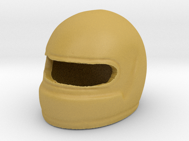 1/20 F1 Helmet in Tan Fine Detail Plastic