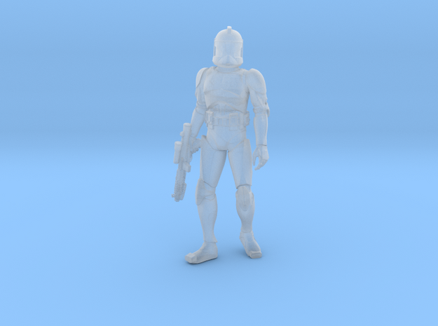 1/48 Trooper Walking in Clear Ultra Fine Detail Plastic