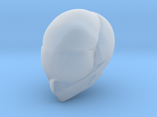 1/24 Formula Racing Helmet in Clear Ultra Fine Detail Plastic