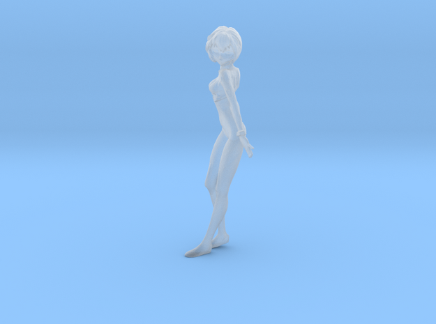 1/35 Pilot Girl Rei Ayanami Leaning Against Wall in Clear Ultra Fine Detail Plastic