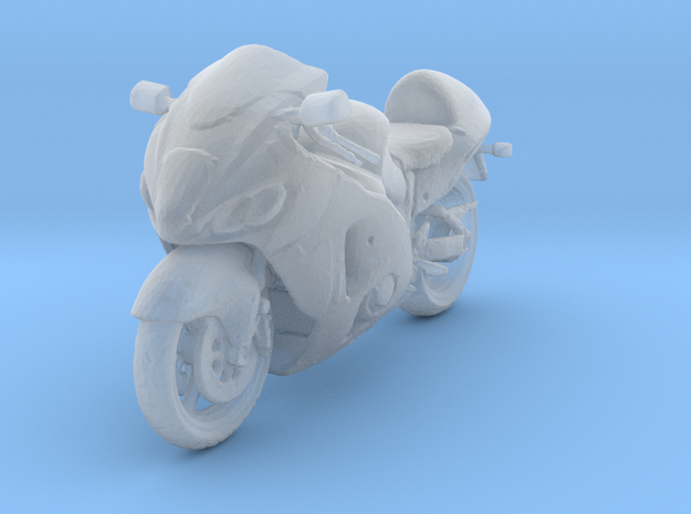 1/87 Suzuki Sports Motorcycle in Clear Ultra Fine Detail Plastic