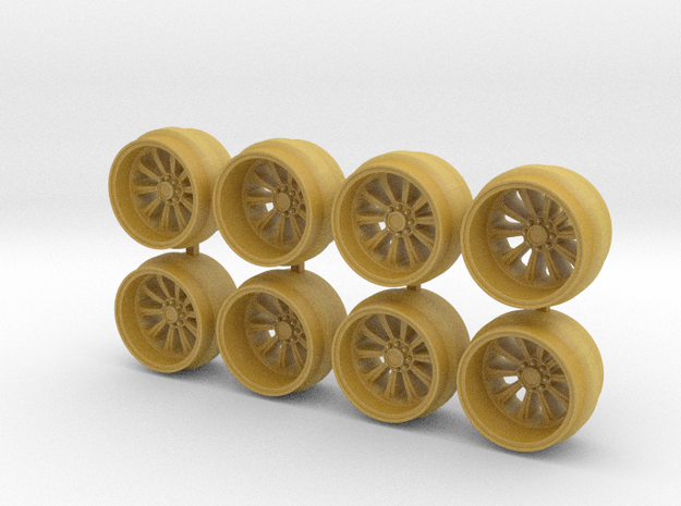 F InfernoT 11mm Hot Wheels Rims in Tan Fine Detail Plastic