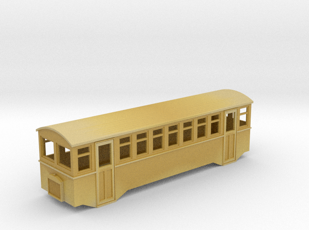 1/80 scale railbus  in Tan Fine Detail Plastic