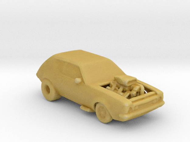 1974 Gremlin Dragster 1:160 scale in Tan Fine Detail Plastic