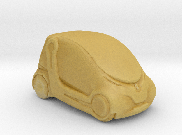 SCIFI BG 2010 smart car 1:160 scale in Tan Fine Detail Plastic