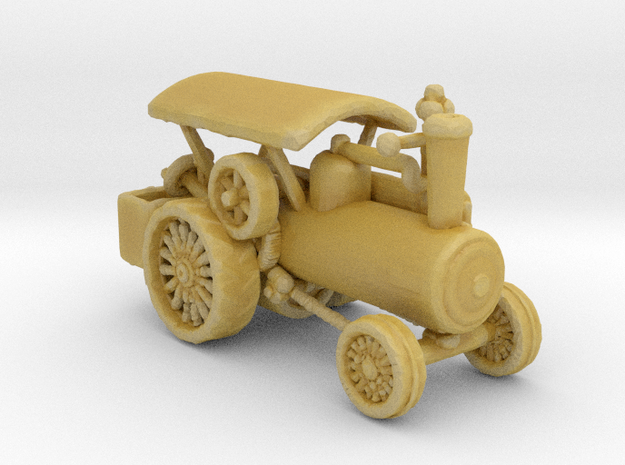 1909 Russell Farm Tractor 1:160 scale in Tan Fine Detail Plastic