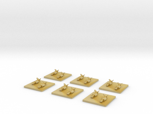 Beast Cruise Missiles (6) in Tan Fine Detail Plastic