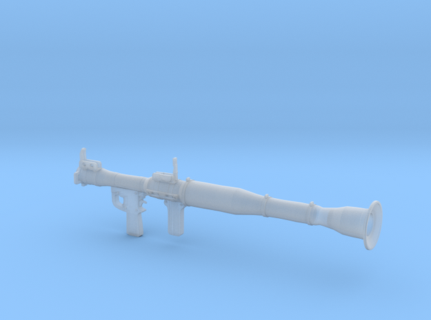 1:16th scale RPG launcher in Clear Ultra Fine Detail Plastic
