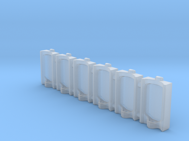 Urinal 02.HO Scale (1:87) in Clear Ultra Fine Detail Plastic