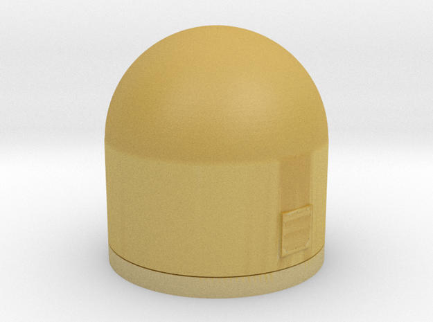 1:200 Scale WSC-6 SatCom Dome in Tan Fine Detail Plastic