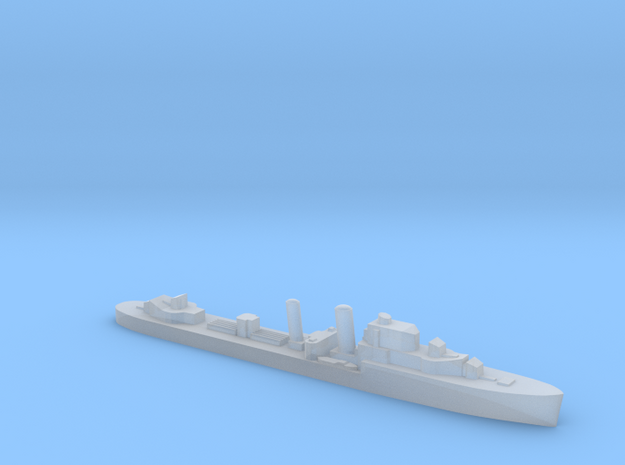 HMS Intrepid destroyer 1:3000 WW2 in Clear Ultra Fine Detail Plastic