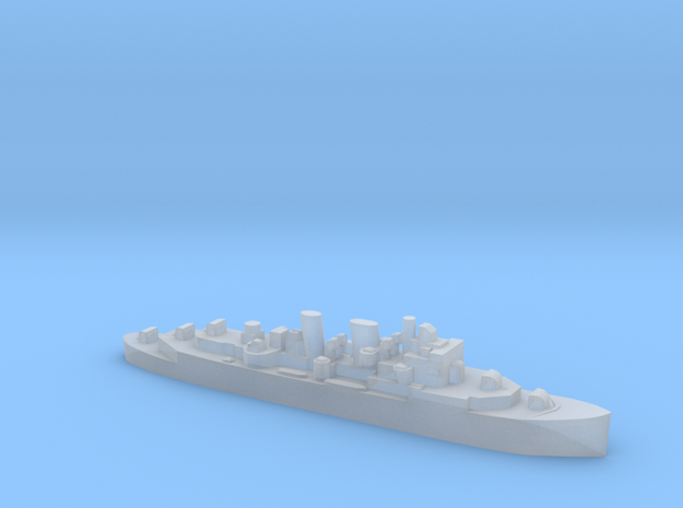 HMCS Prince Robert 1:3000 WW2 AA cruiser in Clear Ultra Fine Detail Plastic