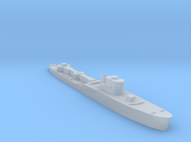 Italian Orsa WW2 torpedo boat 1:1800 in Clear Ultra Fine Detail Plastic