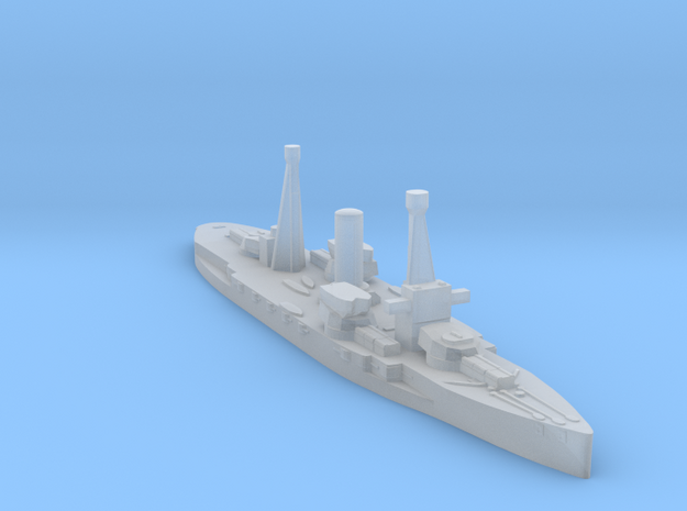 Spanish Jaime I battleship 1920 1:2400 in Clear Ultra Fine Detail Plastic