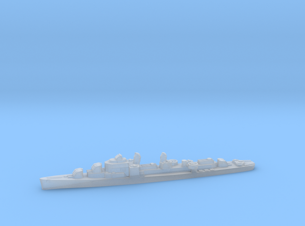 USS Stormes destroyer 1:3000 WW2 in Clear Ultra Fine Detail Plastic