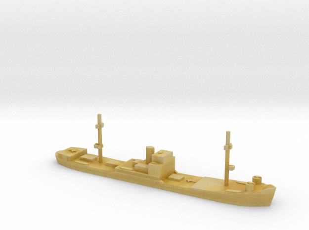 German Sperrbrecher 2 masts WW2 1:1800 in Tan Fine Detail Plastic