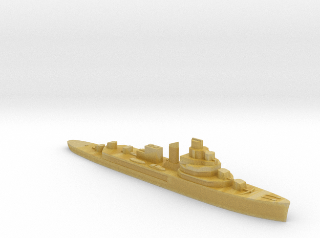 HNLMS Van Kinsbergen sloop 1:2500 WW2 in Tan Fine Detail Plastic