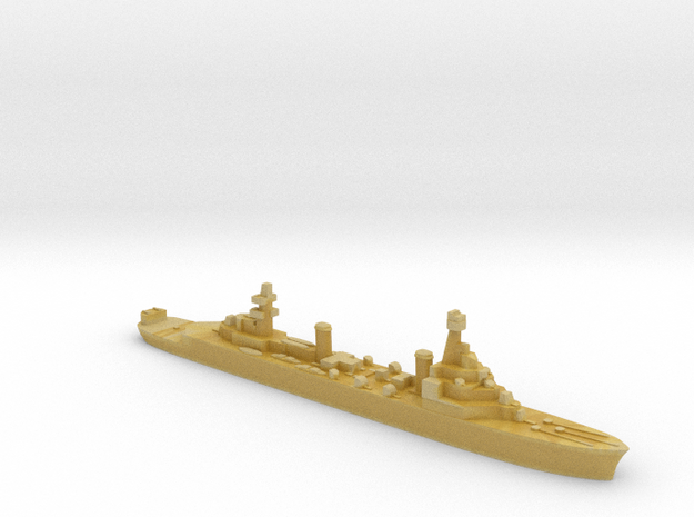 French Pluton minelaying cruiser 1:1400 WW2 in Tan Fine Detail Plastic