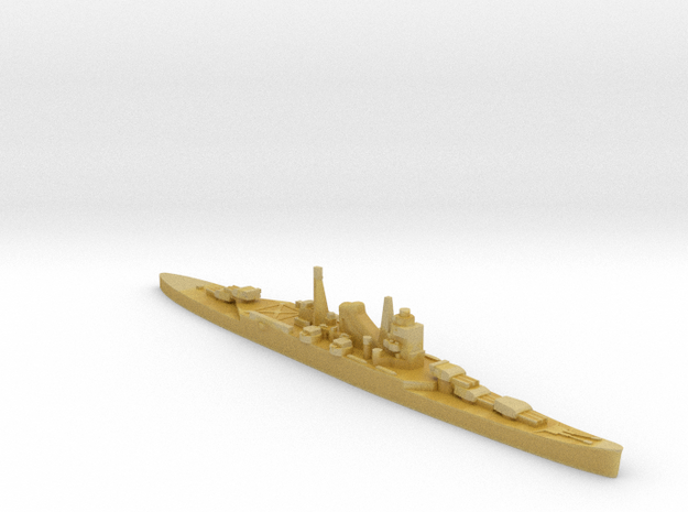 IJN Mogami cruiser 1:1400 WW2 in Tan Fine Detail Plastic