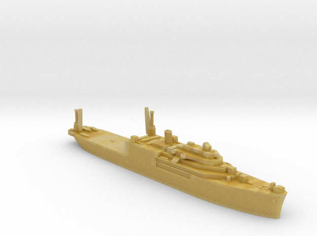 USS Currituck seaplane tender 1:1400 WW2 in Tan Fine Detail Plastic