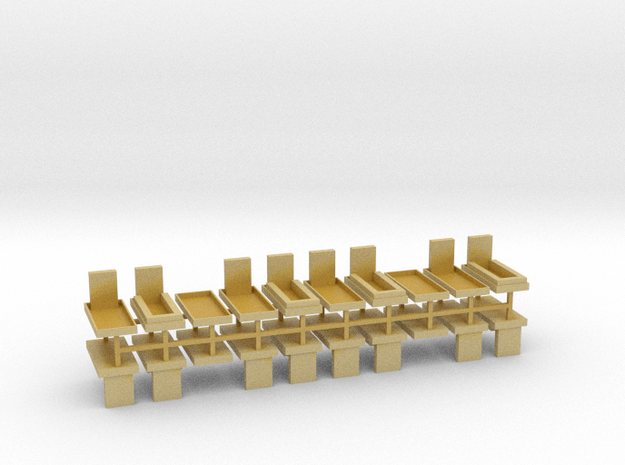 Gräber Set4 20erSet - 1:76 in Tan Fine Detail Plastic