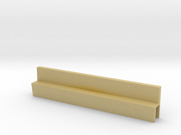 Profil 50mm Waggon-Sitzbank einfach niedrig FUD/FE in Tan Fine Detail Plastic