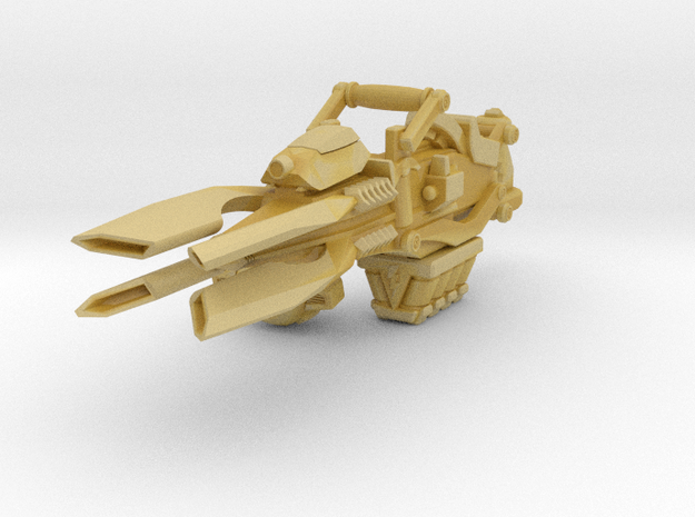 Advanced Lightning Cannon 001a (carried) in Tan Fine Detail Plastic