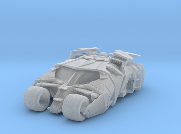 Batman - Tumbler Car [80mm & Hollow] in Clear Ultra Fine Detail Plastic
