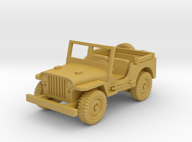 Jeep Willys MB 1:120 TT in Tan Fine Detail Plastic