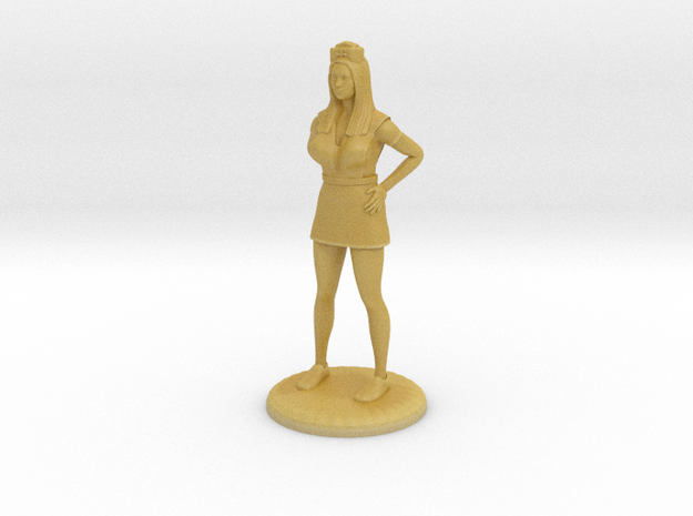 Nurse with Needle - 25 mm version in Tan Fine Detail Plastic