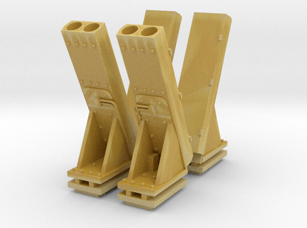 1:72 MK53 NULKA Launchers - set of 2 in Tan Fine Detail Plastic