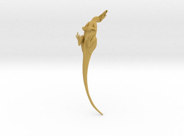 1/72 Cryolophosaurus - Sitting in Tan Fine Detail Plastic