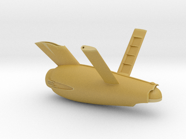 Reimagined Constitution Class Secondary Hull in Tan Fine Detail Plastic