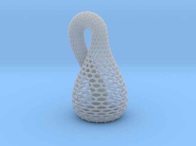 Border Object - Klein Bottle 1 1 in Clear Ultra Fine Detail Plastic