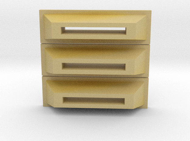 Coin Slots in Tan Fine Detail Plastic