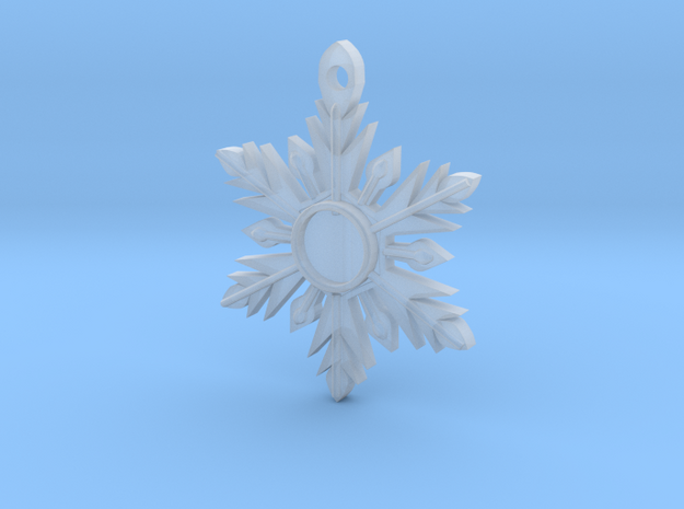 Once Upon a Time Snowflake Pendant in Clear Ultra Fine Detail Plastic